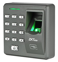 control de acceso por huella digital y tarjeta de proximidad rfid zk x7